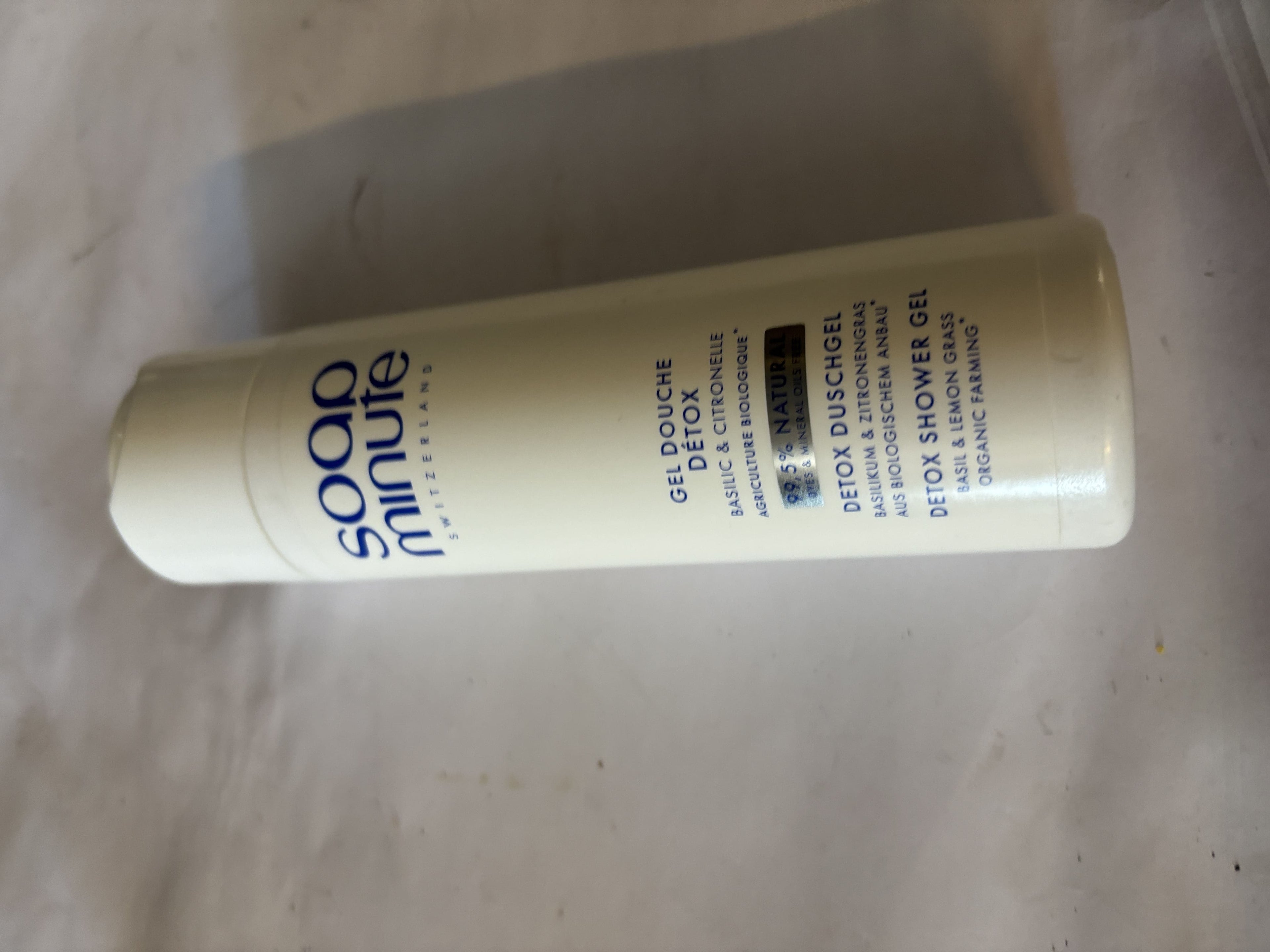 Soap Minute Switzerland - Gel Douche Détox Basilic & Citronnelle (200 ml)