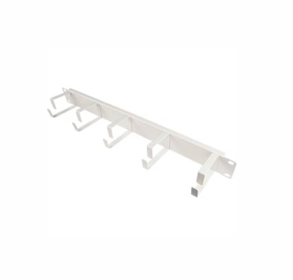 passe cable panneau 19" Blanc