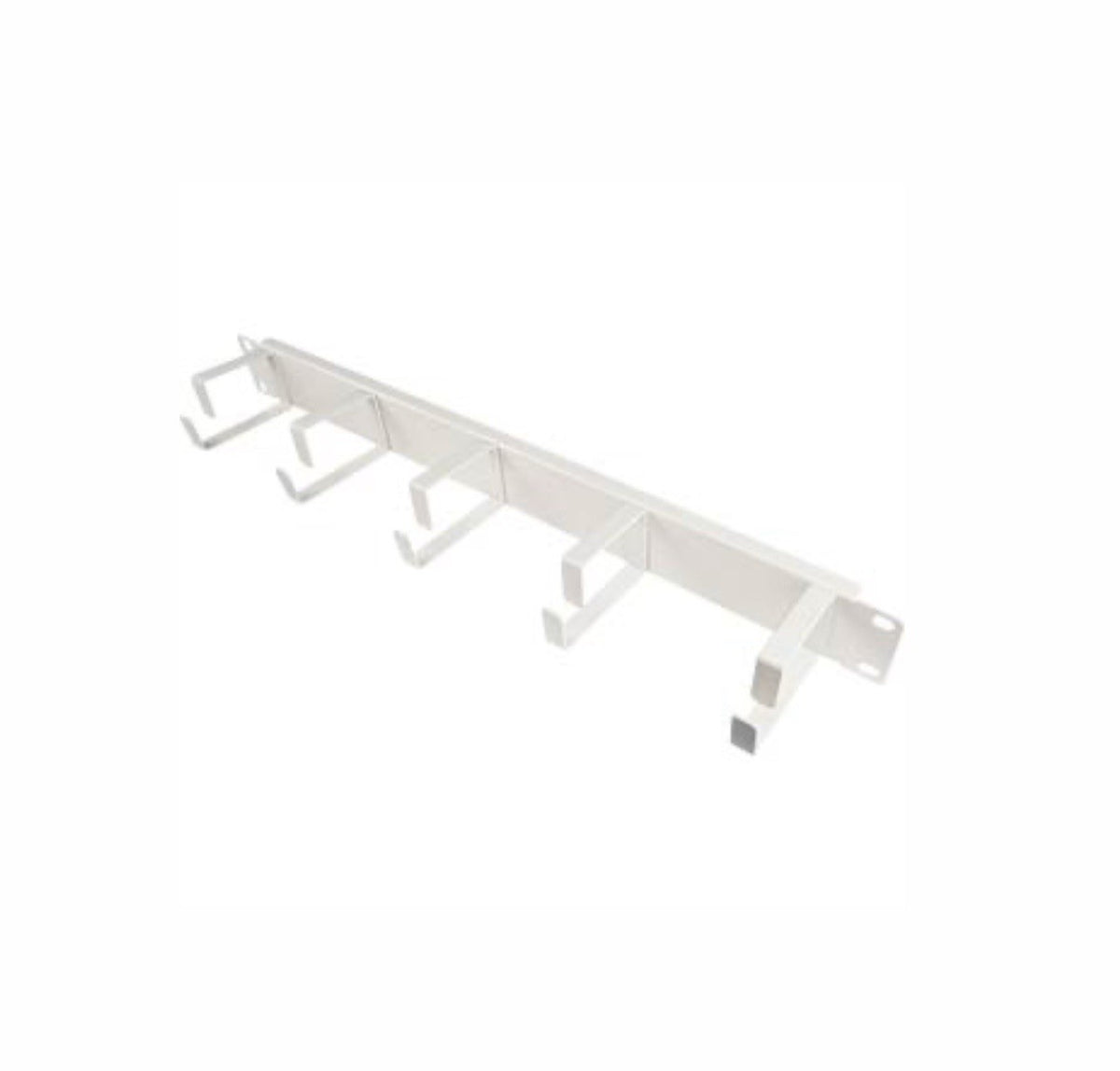 passe cable panneau 19" Blanc