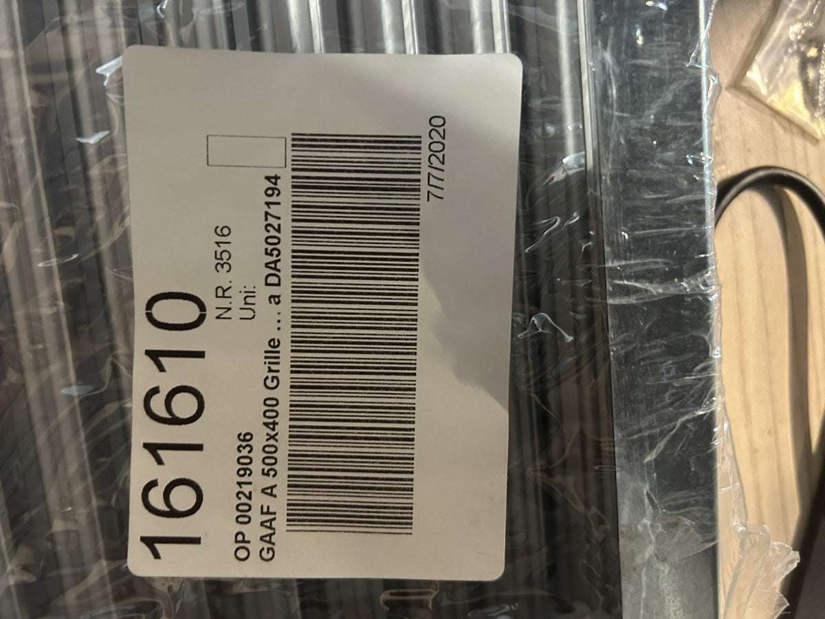 Grille de ventilation porte-filtre VIM GAAF A 500x400 mm - Aluminium