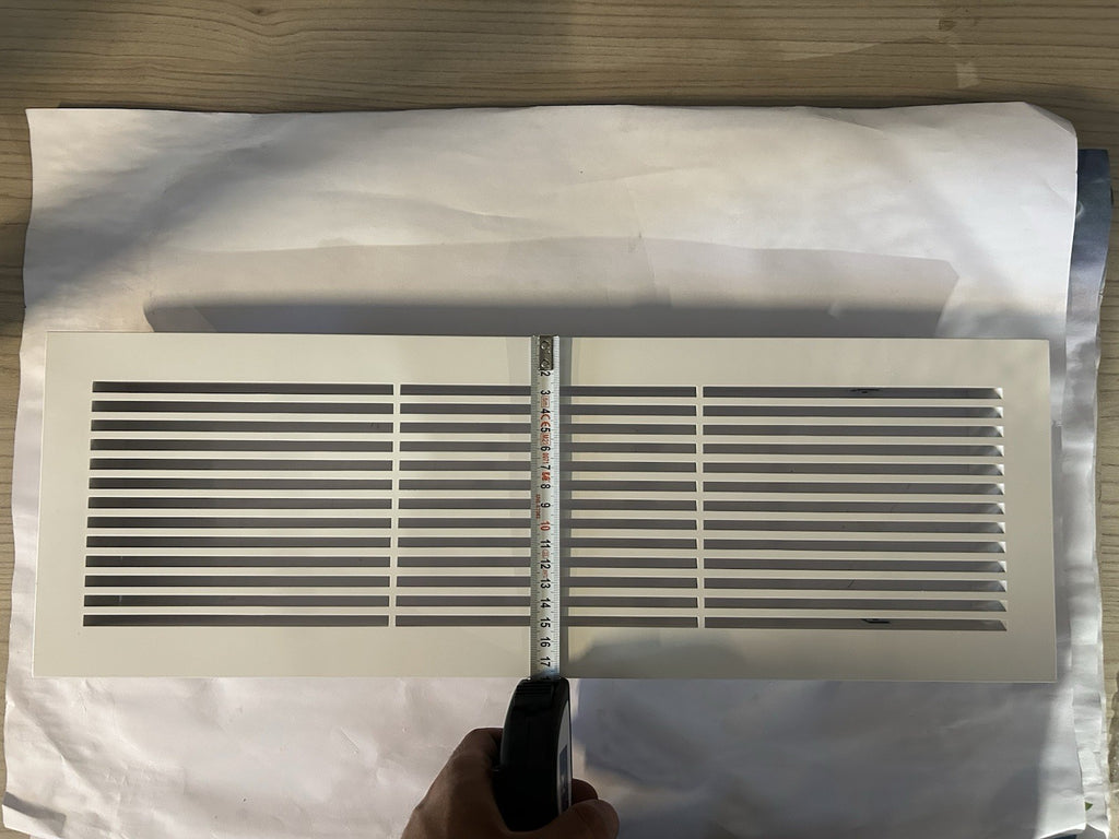 Grille de ventilation / soufflage rectangulaire 49x17 cm - Blanc