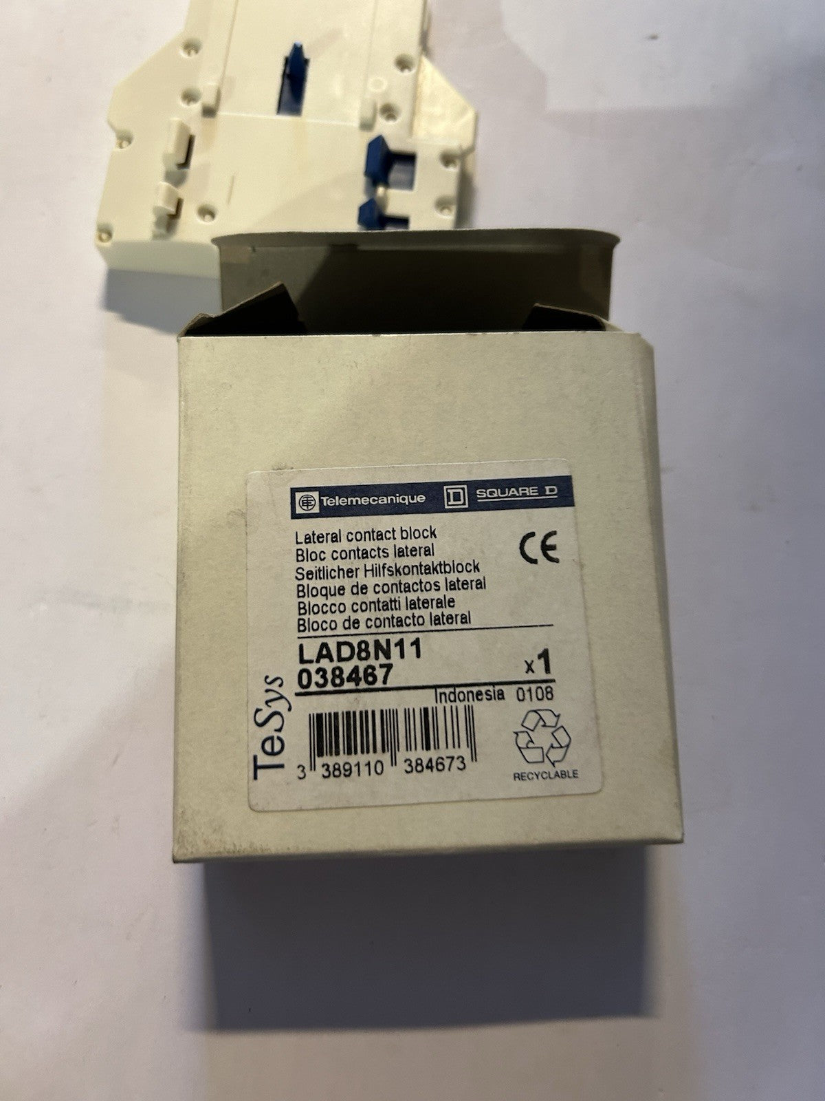 TeSys D - bloc de contacts auxiliaires - 1F+1O - bornes à vis-étriers