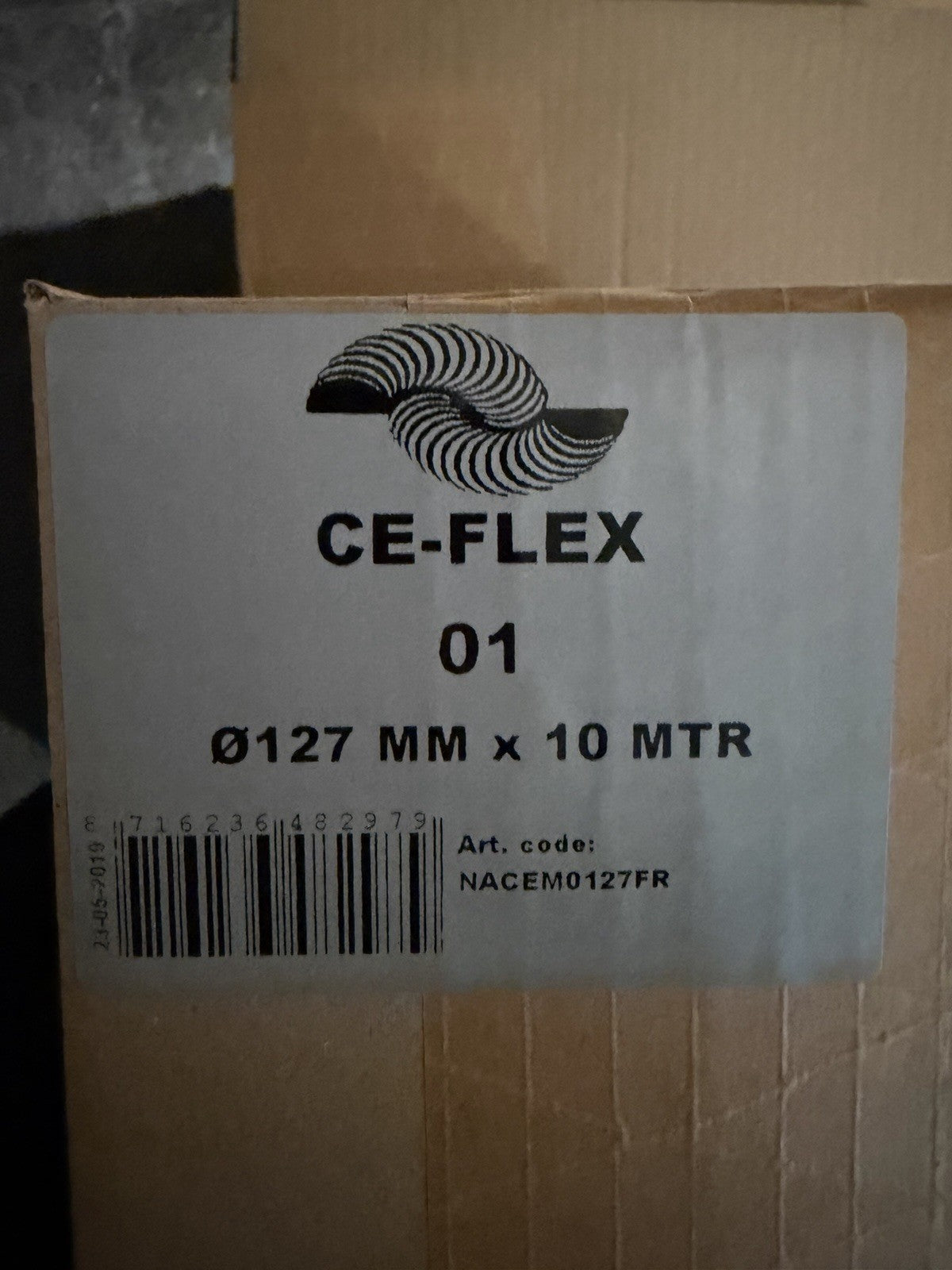 Gaine Aluminium Ø 127mm * 10 mètres CE-FLEX