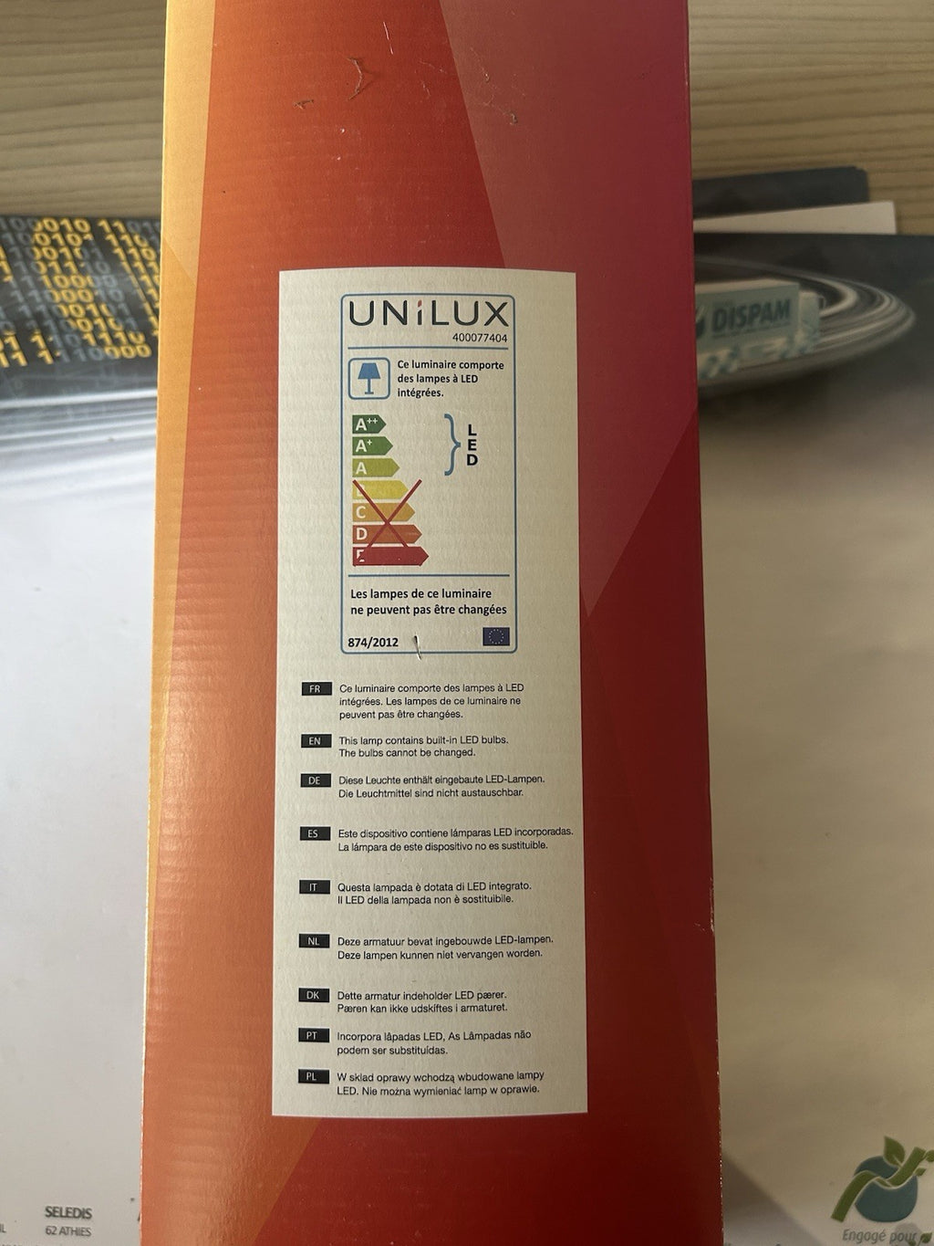 Unilux - Lampe de bureau Sol - LED - blanc