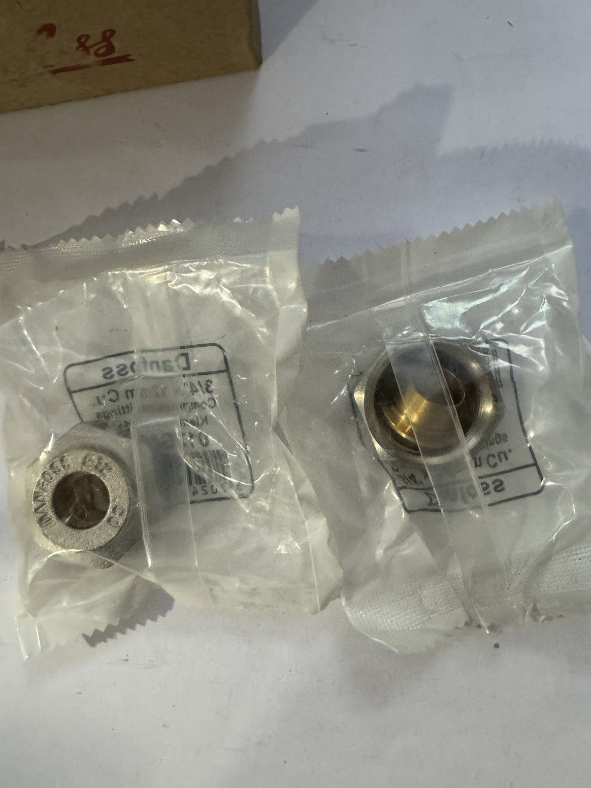Raccord à compression 3/4 X12 danfoss Ref 013g4122