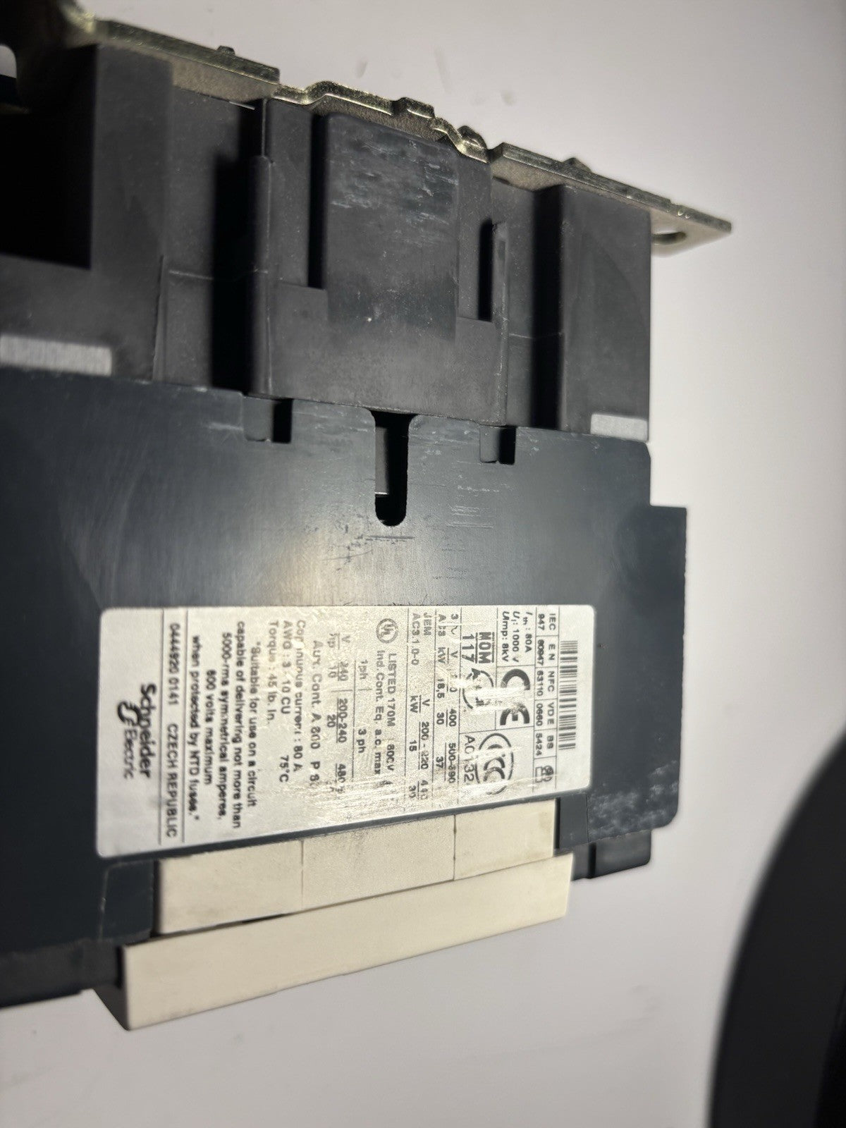 Telemecanique TeSys Contacteur LC1D65P7 - Réf. LC1 D65 (LC1D65P7)