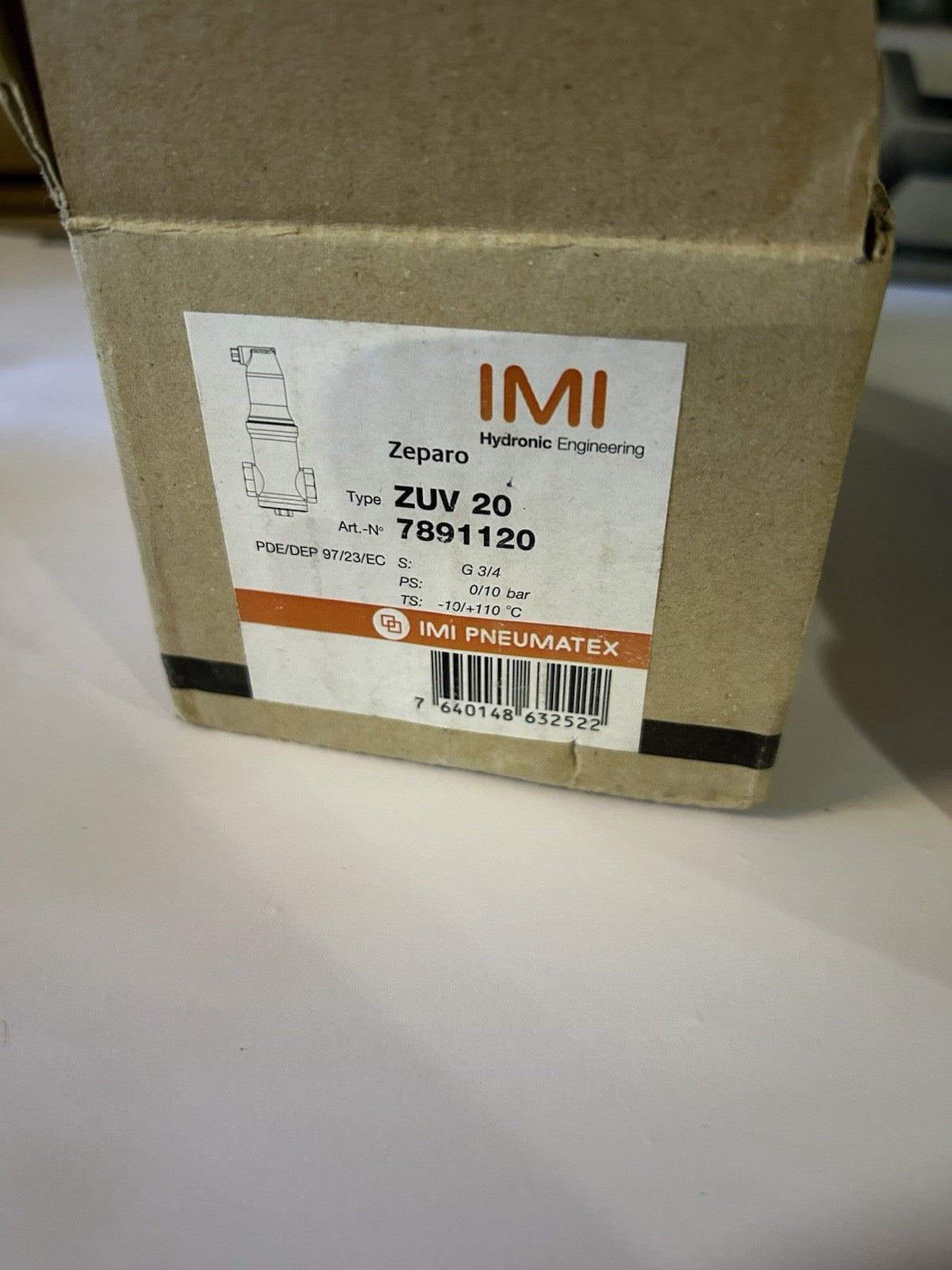 Séparateur air horizontal IMI PNEUMATEX DN20
