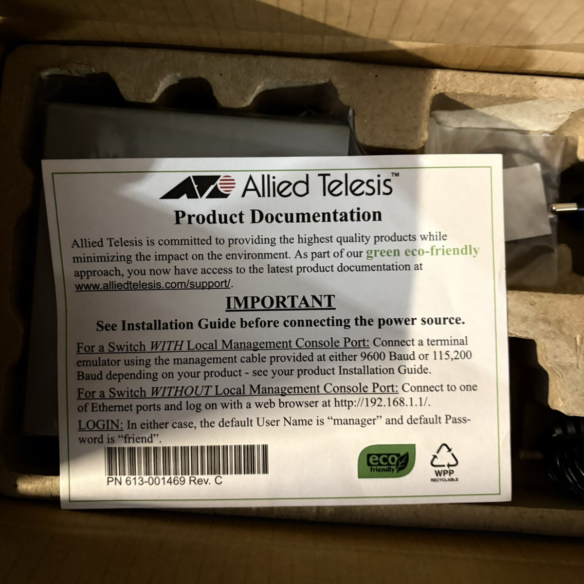 Allied Telesis At MC1004 - Convertisseur de média à fibre optique