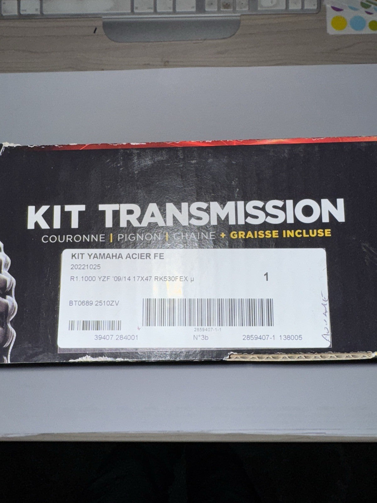 Kit De Transmission Yamaha R1 France Equipement