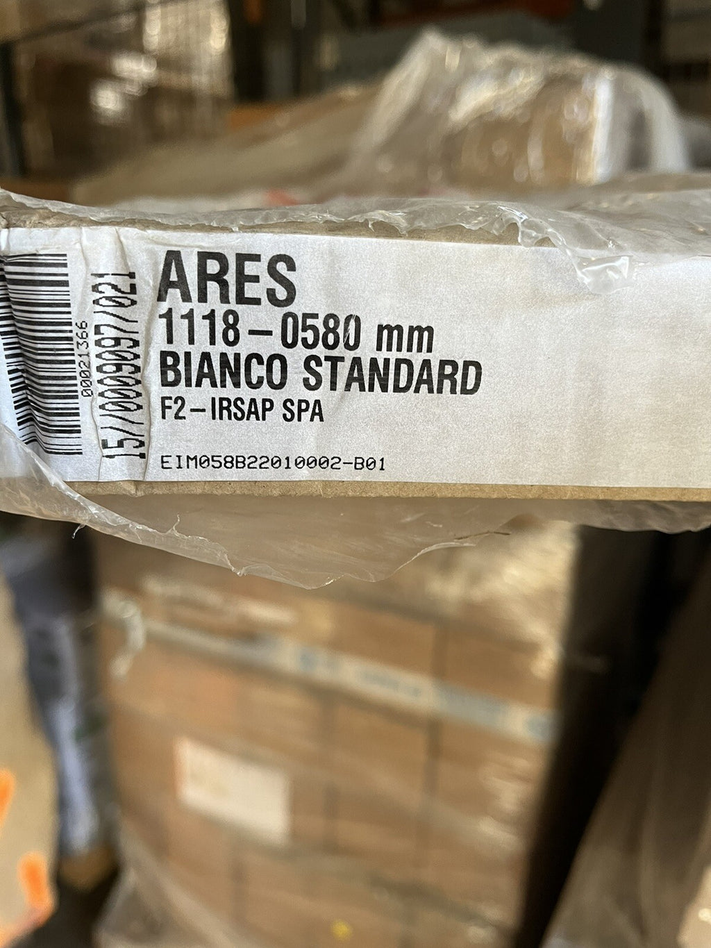 Radiateur sèche serviette à eau irsap ares Bianca