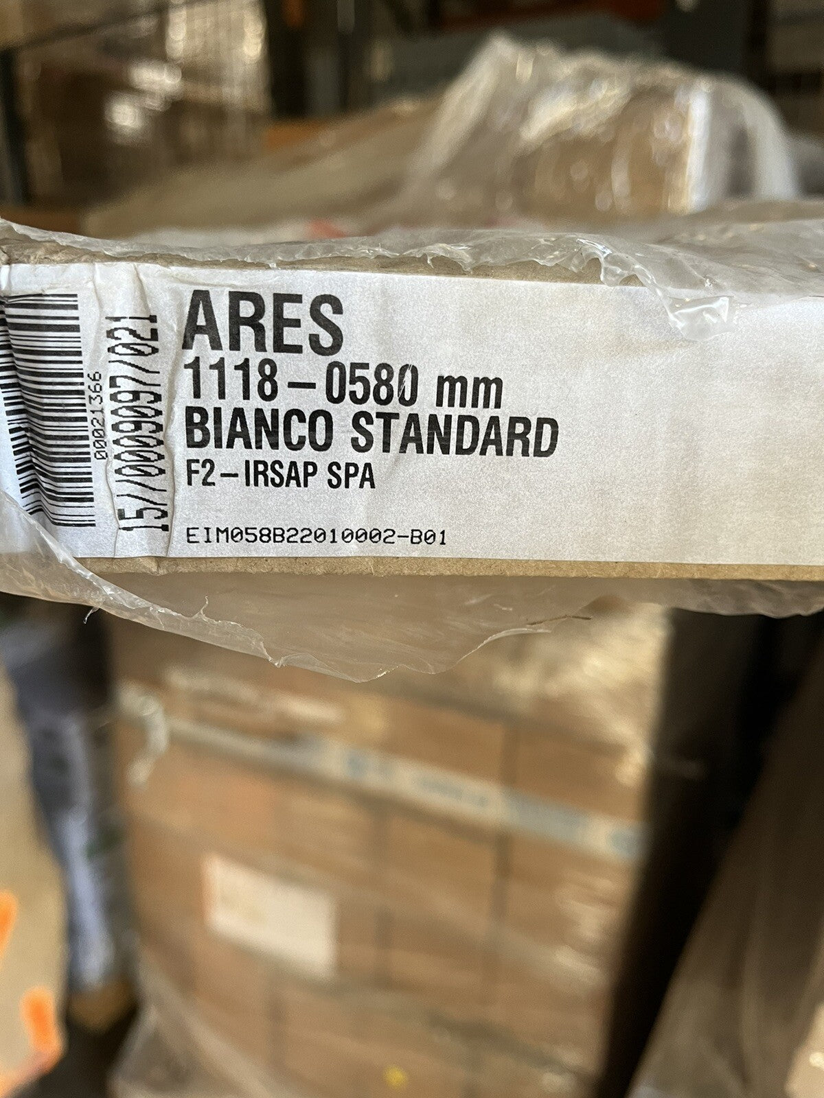 Radiateur sèche serviette à eau irsap ares Bianca