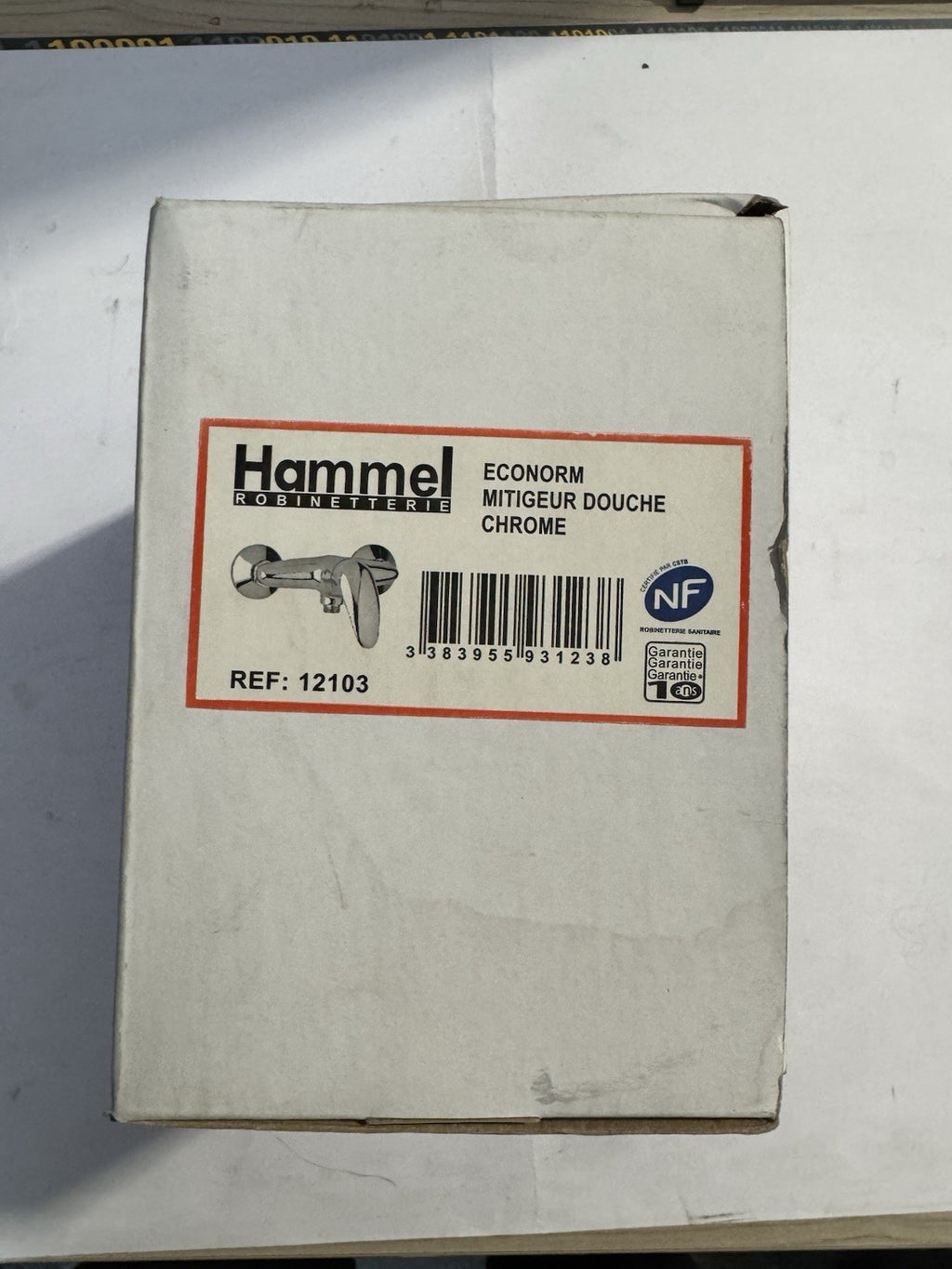 mitigeur douche Chrome hammel 12103
