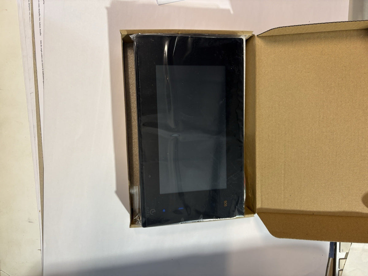 GATES DOMOTICUS Interphone vidéo écran tactile 7" mains libres noir
