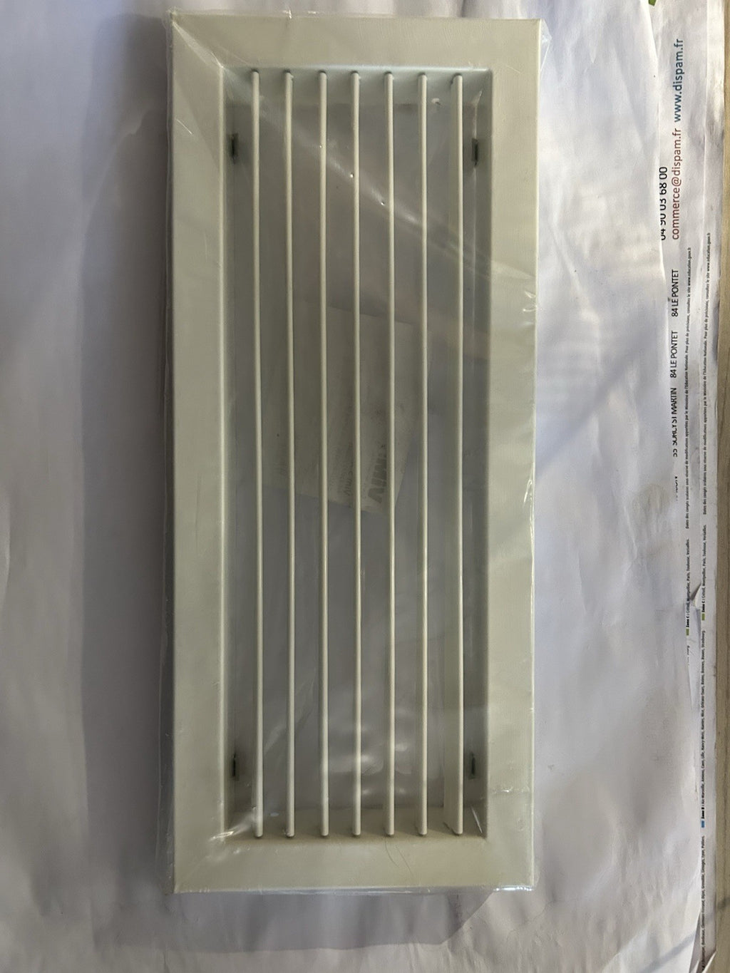 Grille de ventilation acier ViM GASD F 400x150 - Neuve - RAL 9010