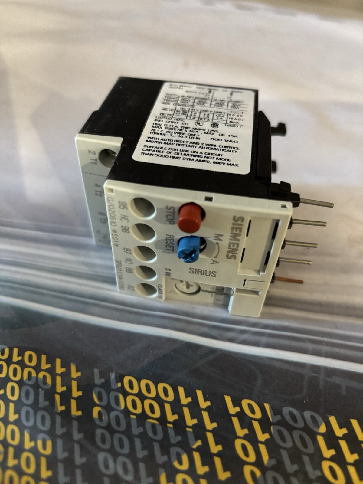 Relais de surcharge thermique Siemens SIRIUS