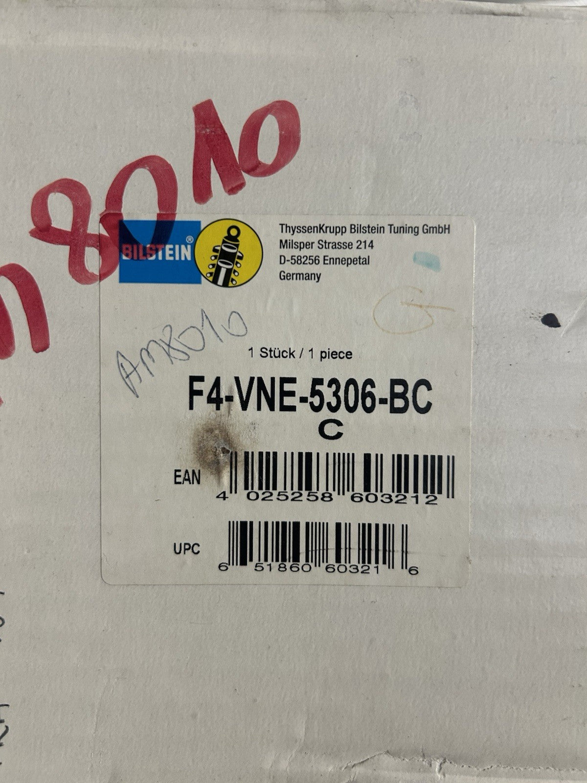 Amortisseur Avant Gauche BILSTEIN (VNE-5306)