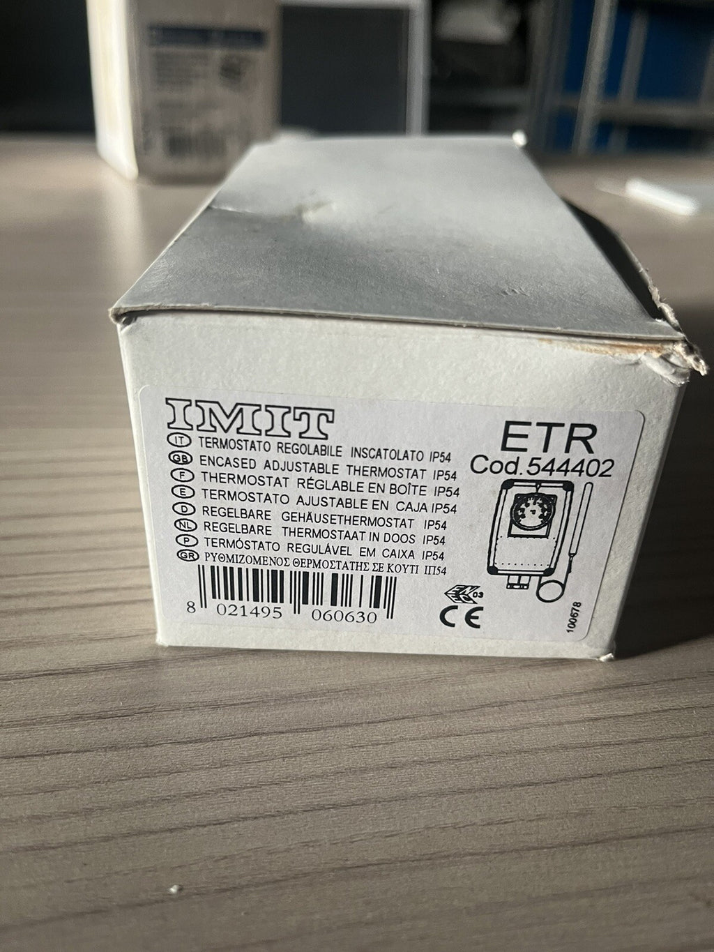 Thermostat réglable en boîte ip54 imit