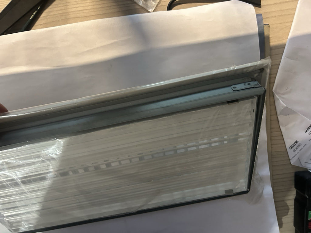 Grille de ventilation double déflection VIM 500x200 mm - RAL 9003 Mat