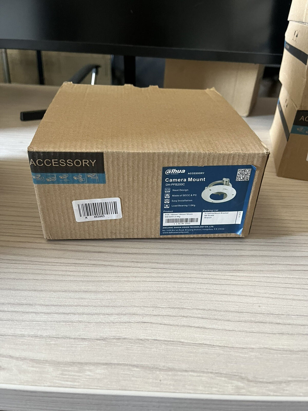 Support plafond châssis d encastrement dahua