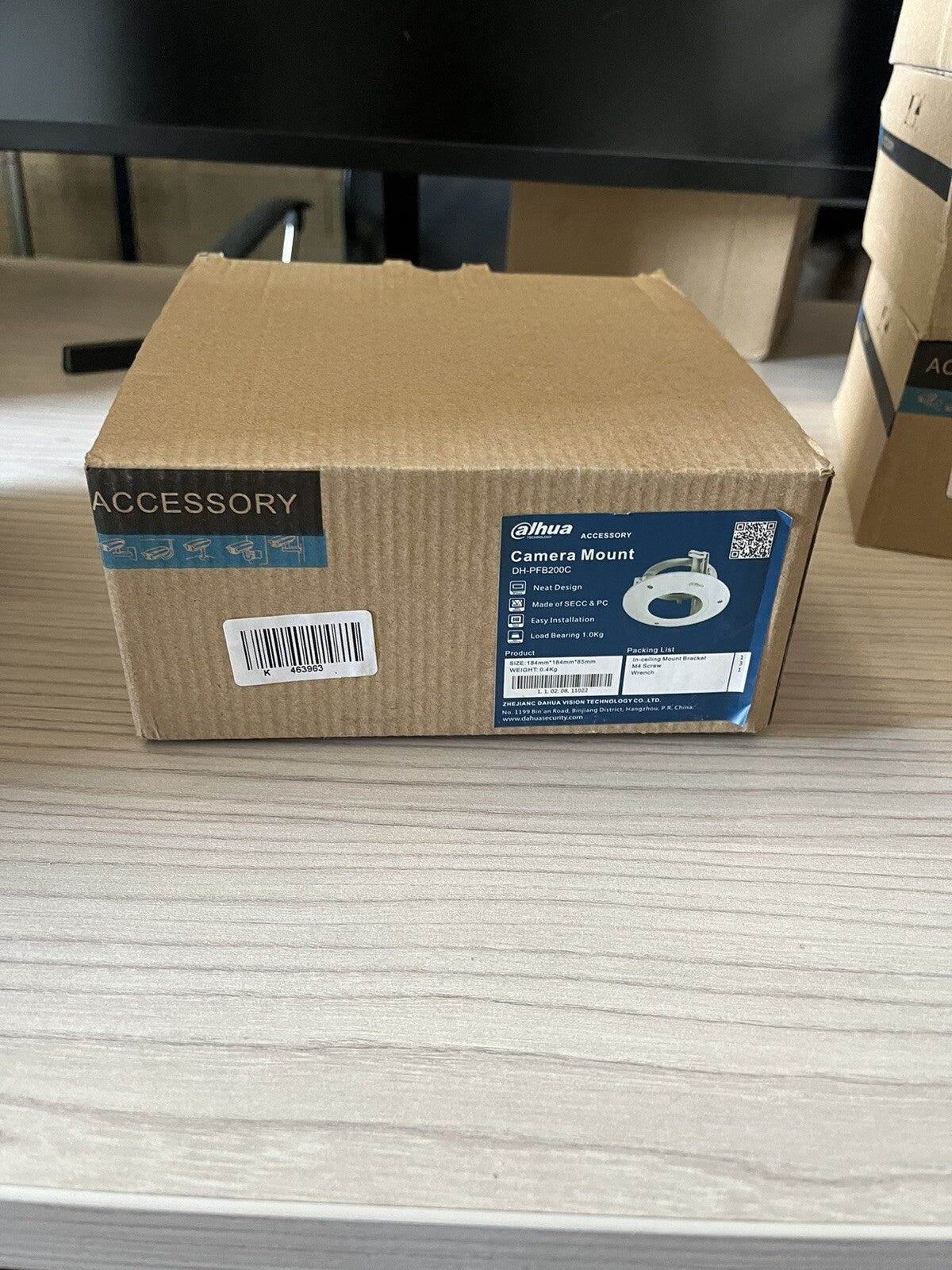 Support plafond châssis d encastrement dahua