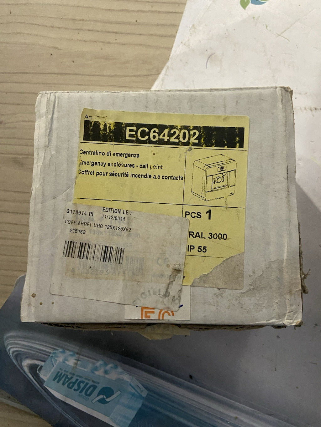 Coffret pour sécurité incendie neuf