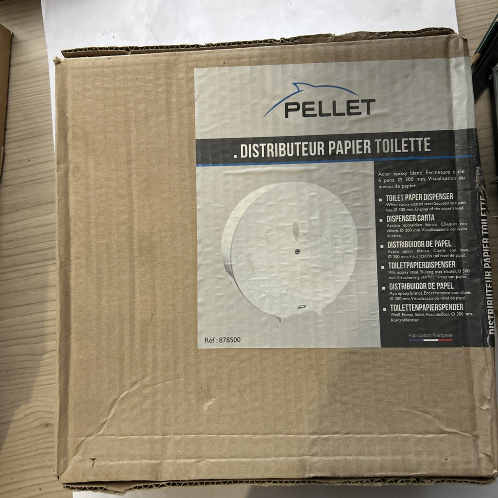 distributeur de papier WC en acier
