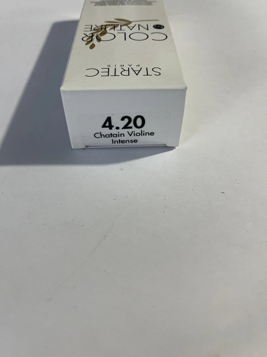 4 Boîte De Teinture Startec Bio 4.20 Châtain