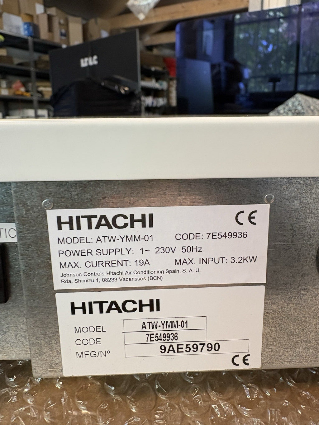Armoire de contrôle hitachi atw-ymm-01