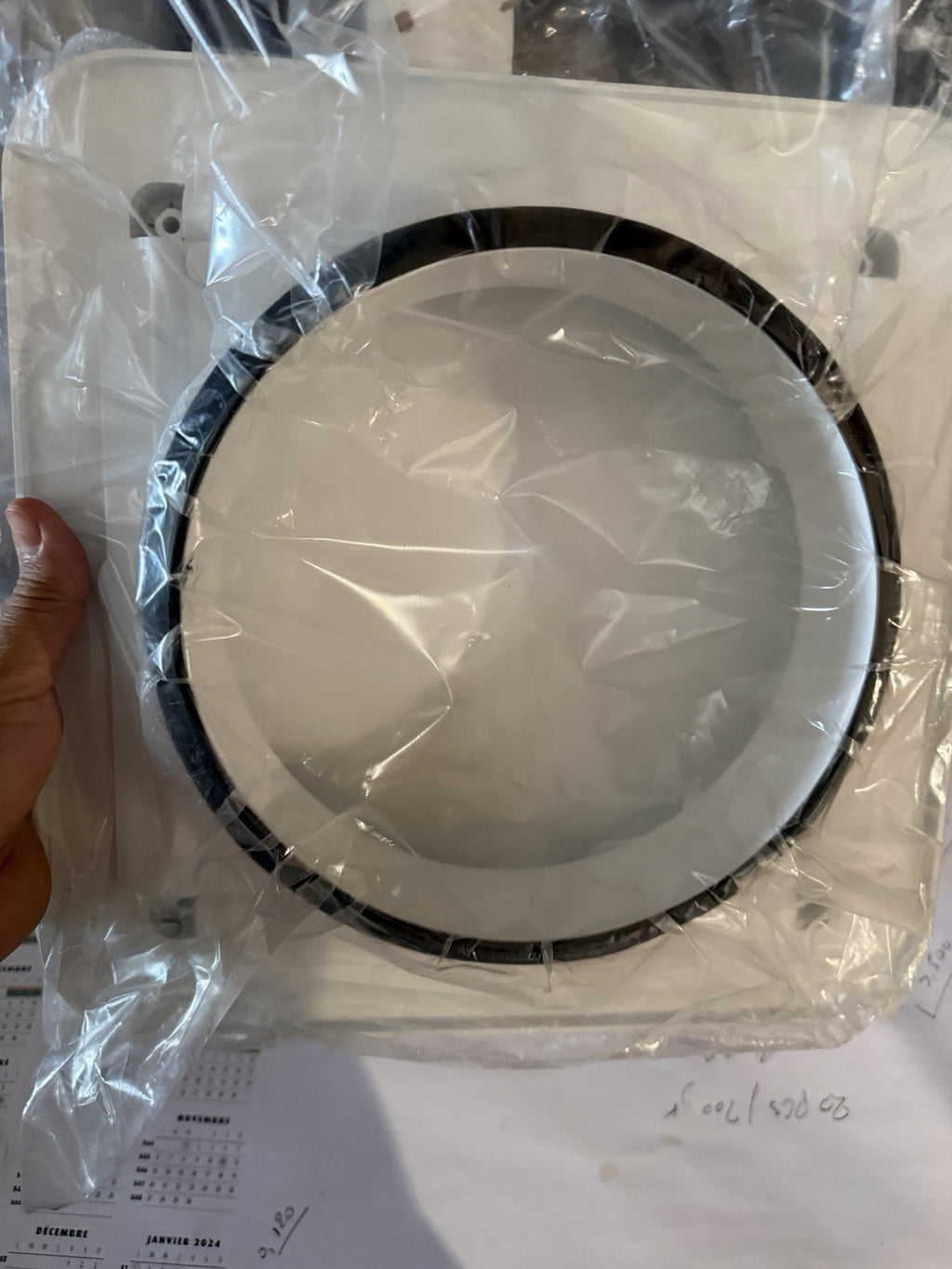 Bouche BDO 200 d'extraction et d'insufflation plastique réglable extra-plate