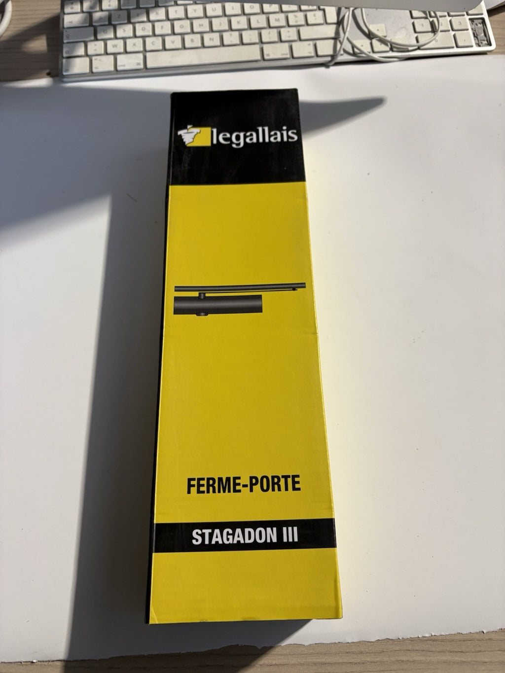 Ferme-porte Stagadon 3 Legallais argent