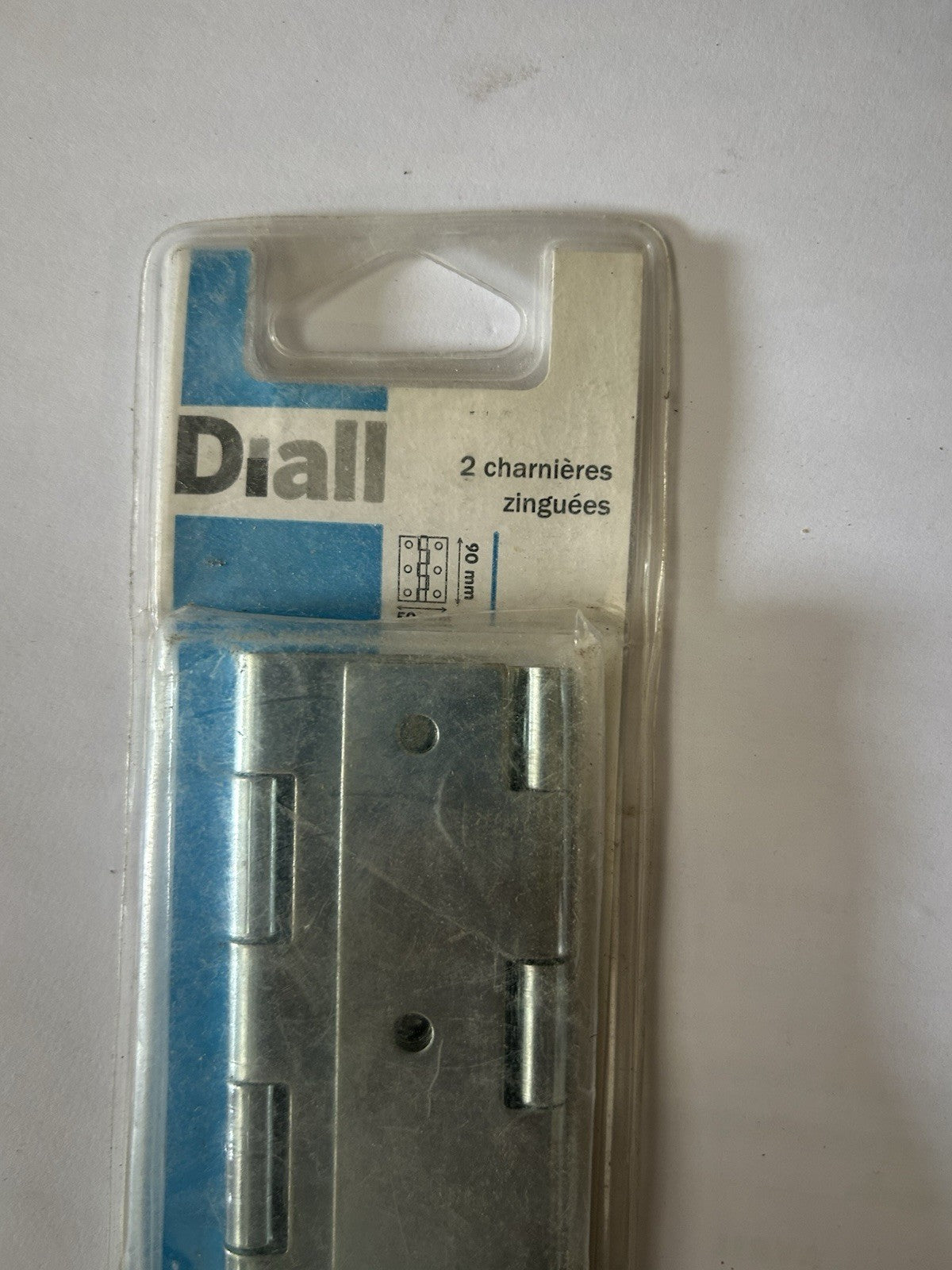 2 Charnière zinguées Diall 90mm