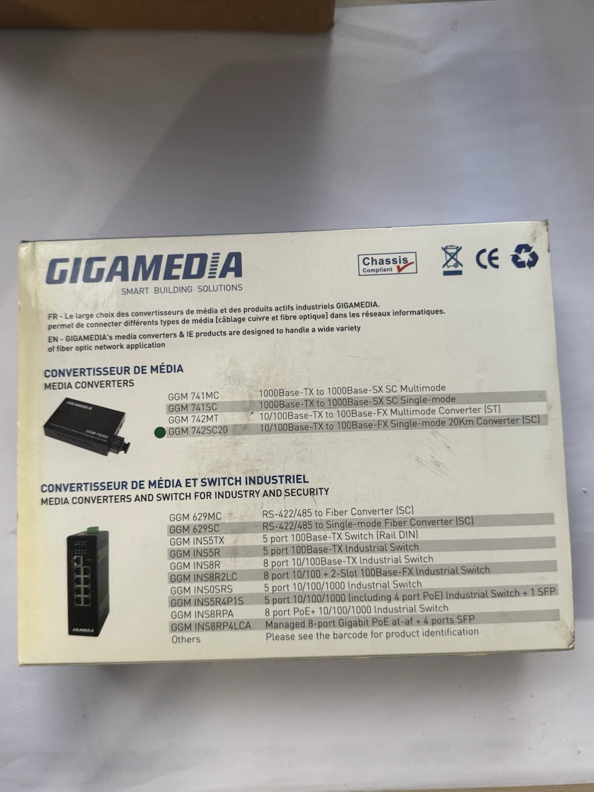 Convertisseur De Media GGM 742SC20