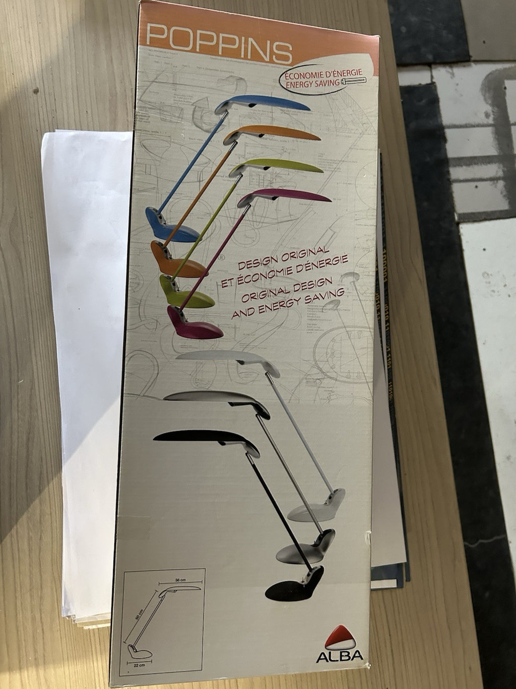 ALBA FLUOPOP2 - Lampe de bureau - 11 W - vert
