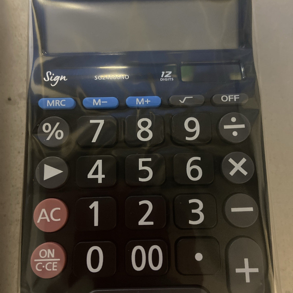 Calculatrice De Bureau Sign