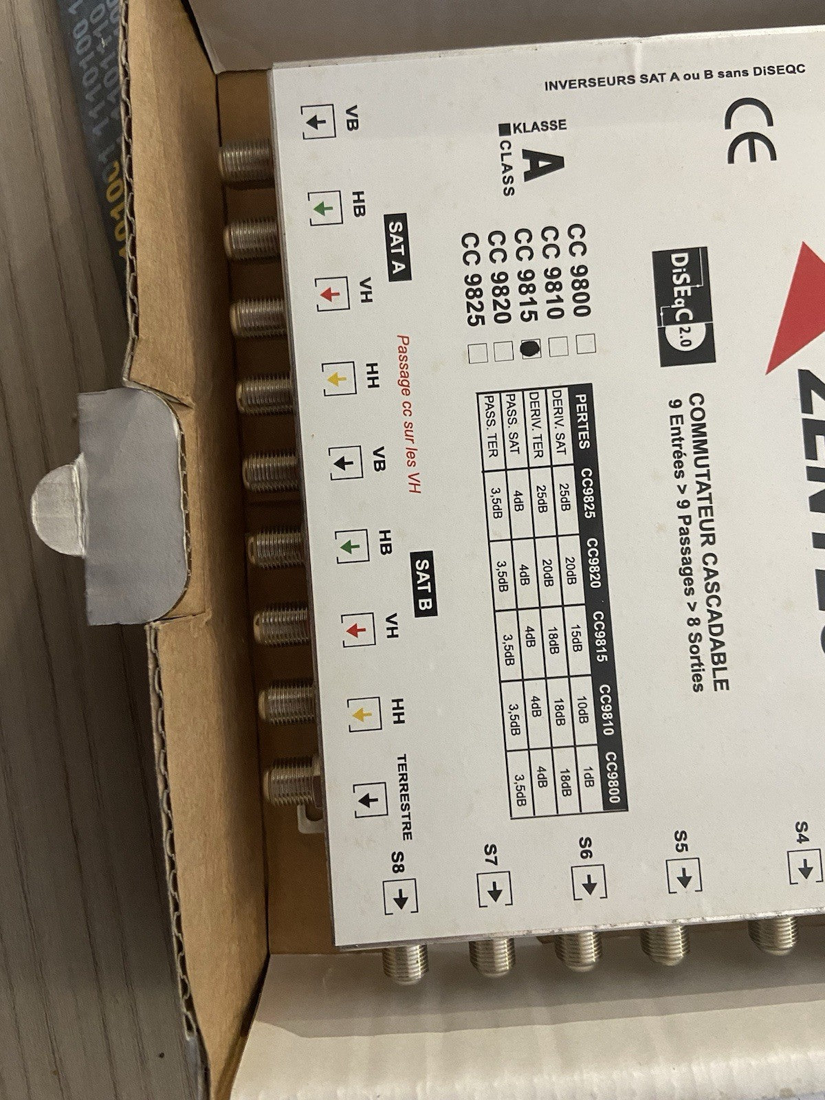 Commutateur Cascadable Zen déc