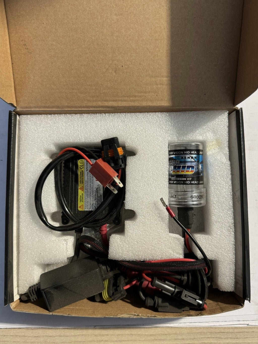 Kit de conversion Ampoule H7 au Xénon (puissance 35W)