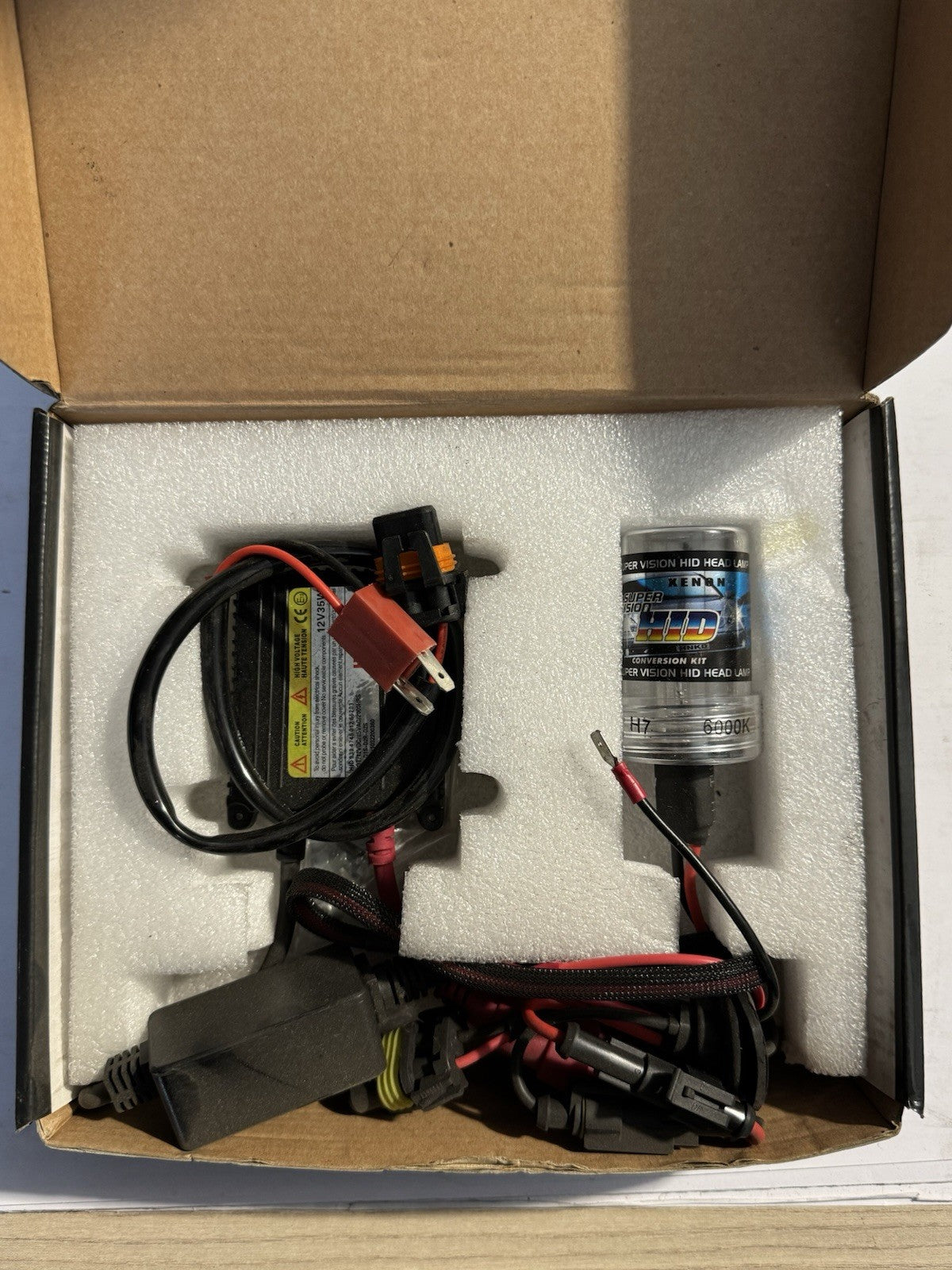 Kit de conversion Ampoule H7 au Xénon (puissance 35W)