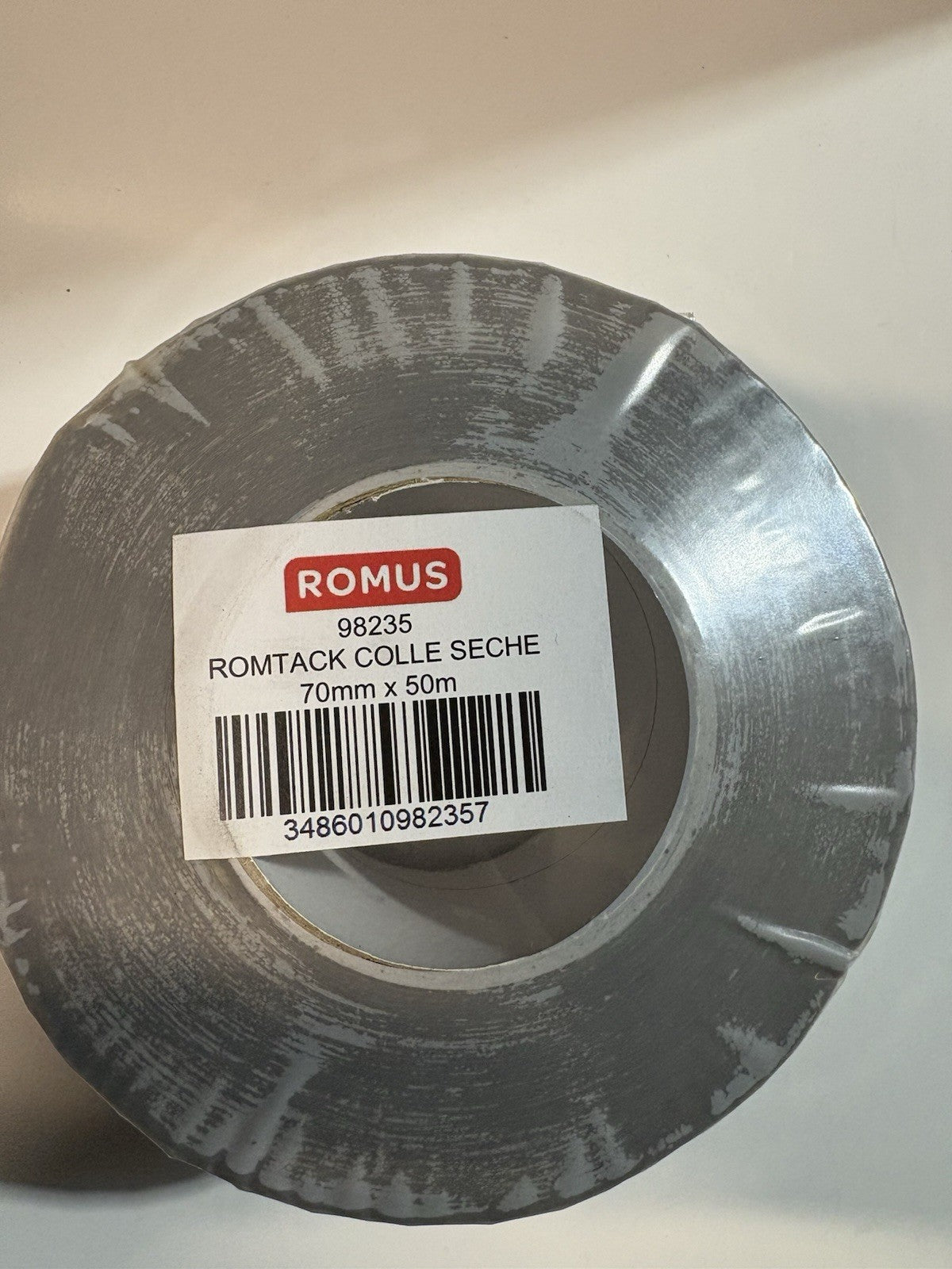 Bande adhésive romus romtack colle sèche 70mm 50m