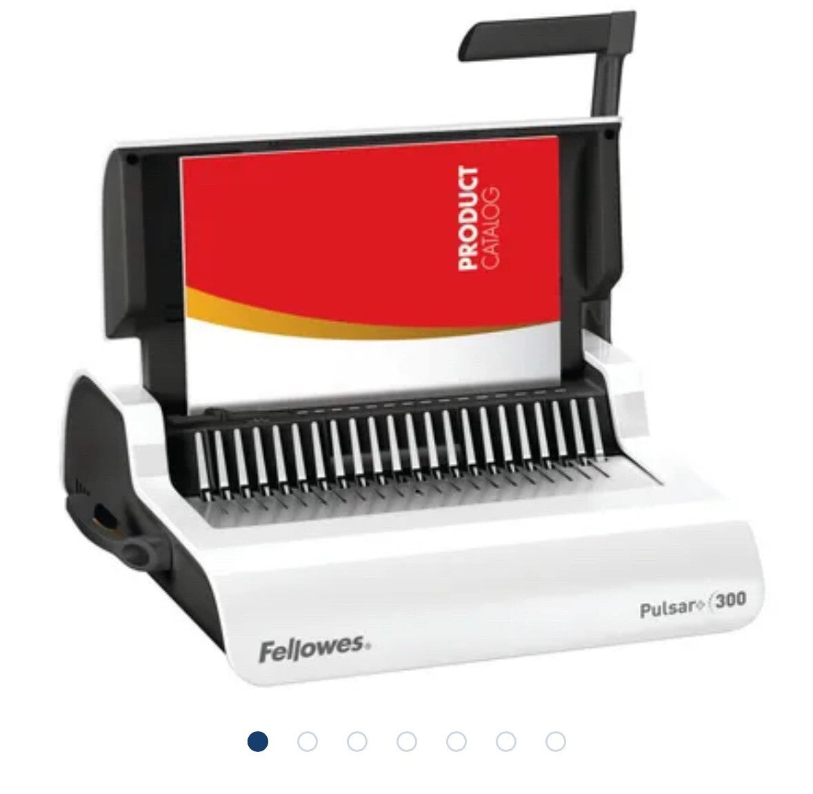 Perforelieuse Fellowes - Pulsar+ 300. Machine à relier manuelle par peigne