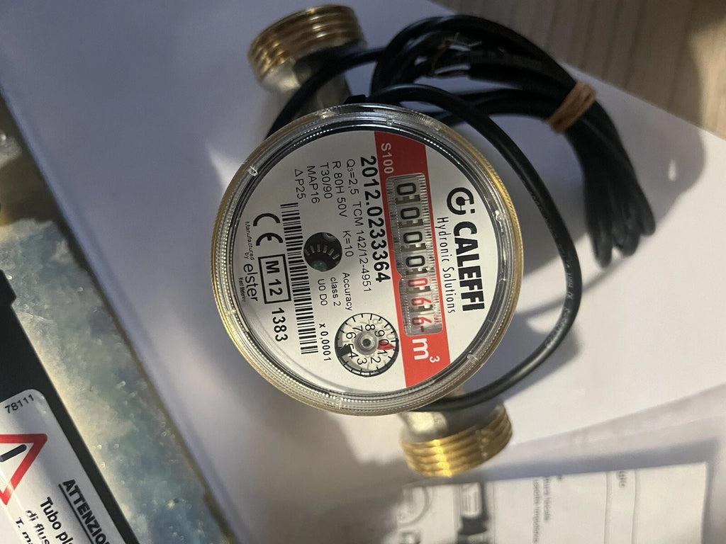 Kit compteur pour eau chaude caleffi 700051