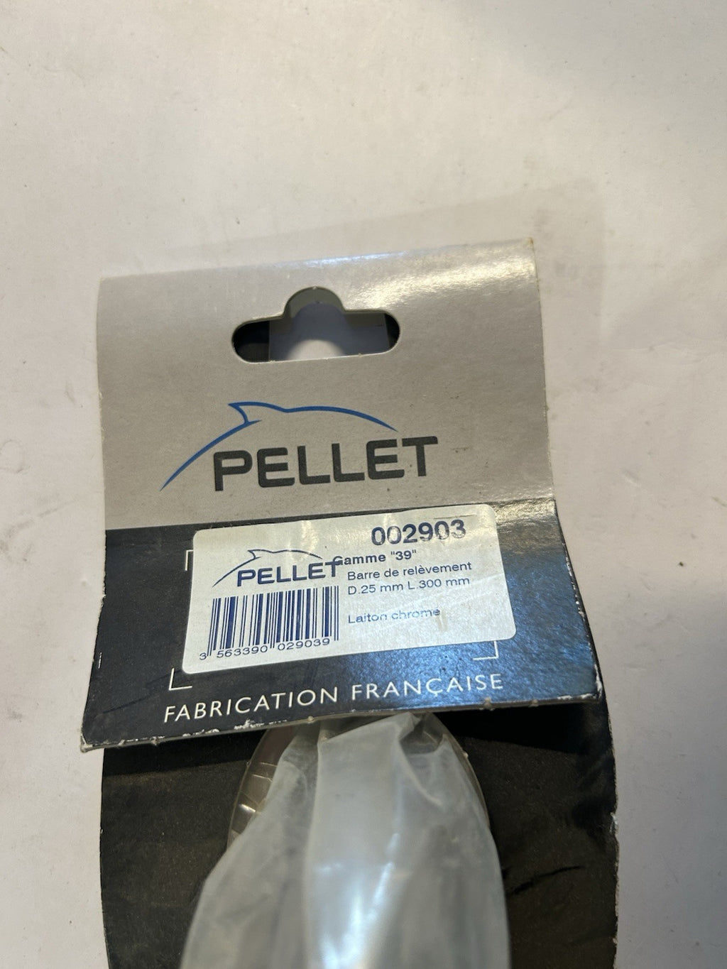 Barre droite, Ø 25 mm, fixations apparentes