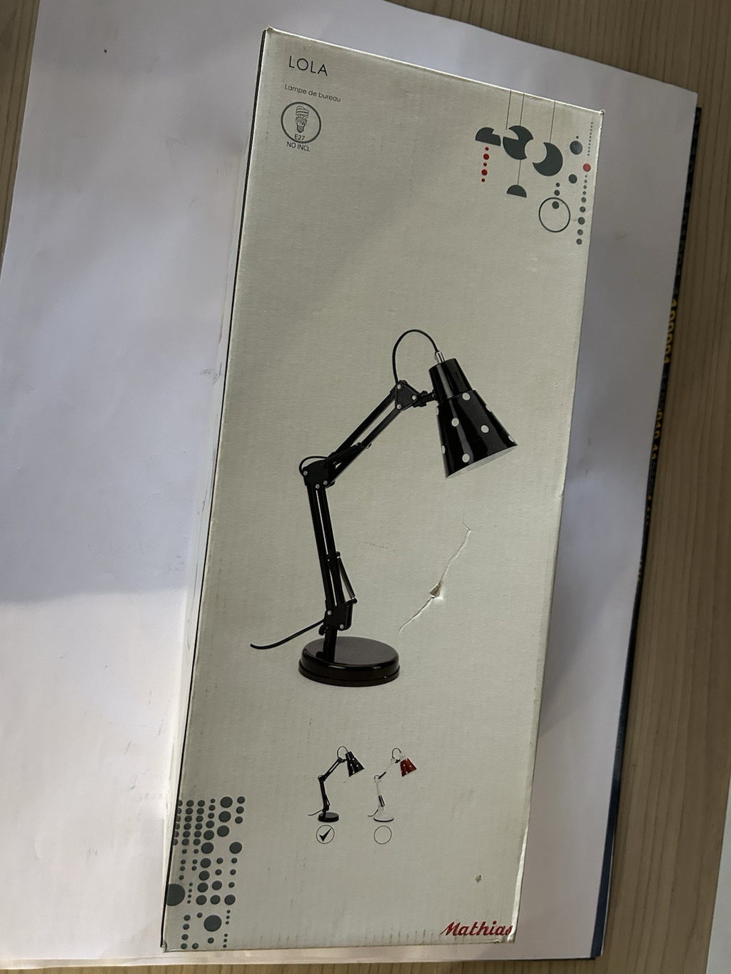 Lampe De Bureau MATHIAS
