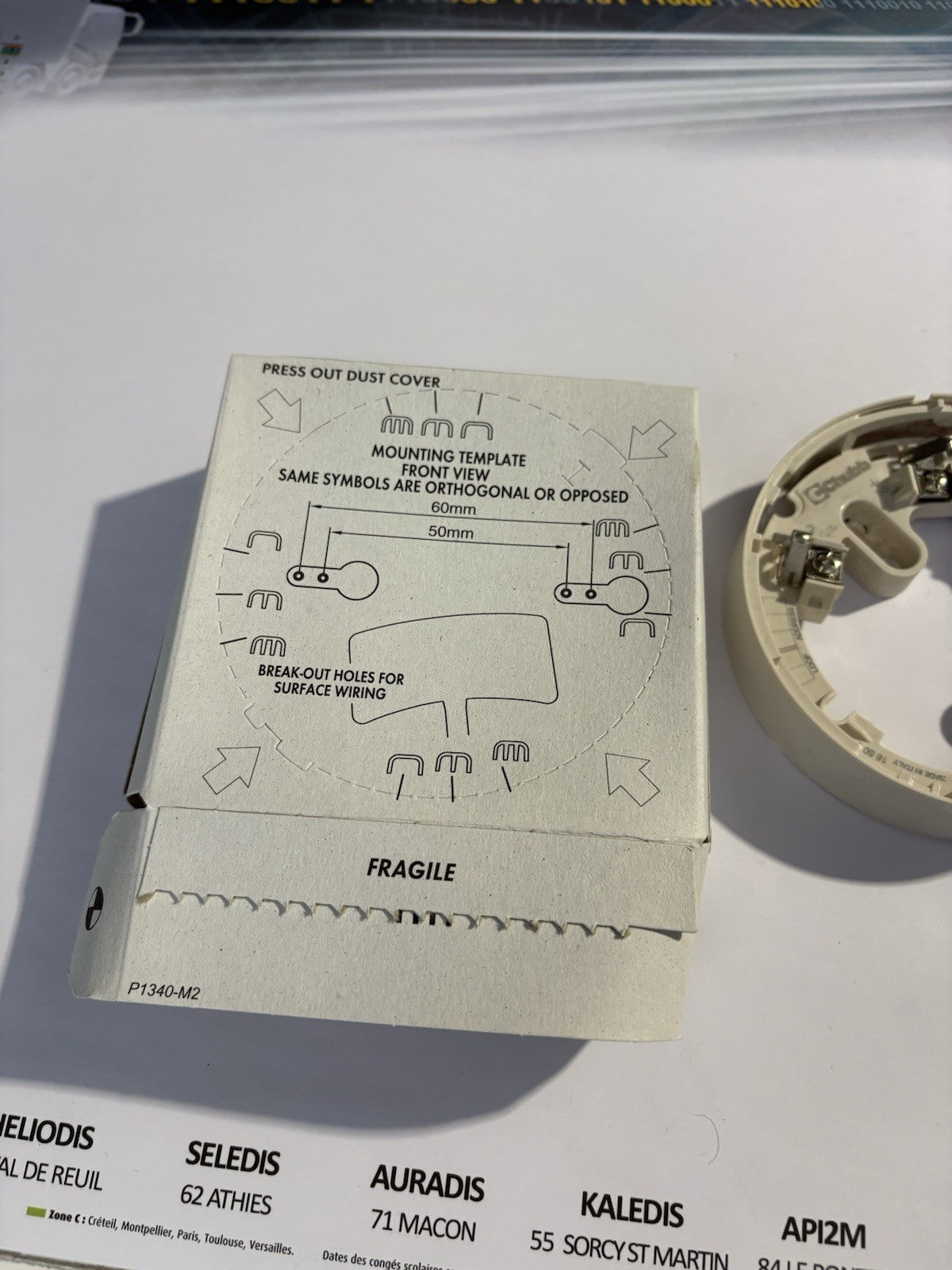 Socle chubb i.scan+ iv pour détecteur optique