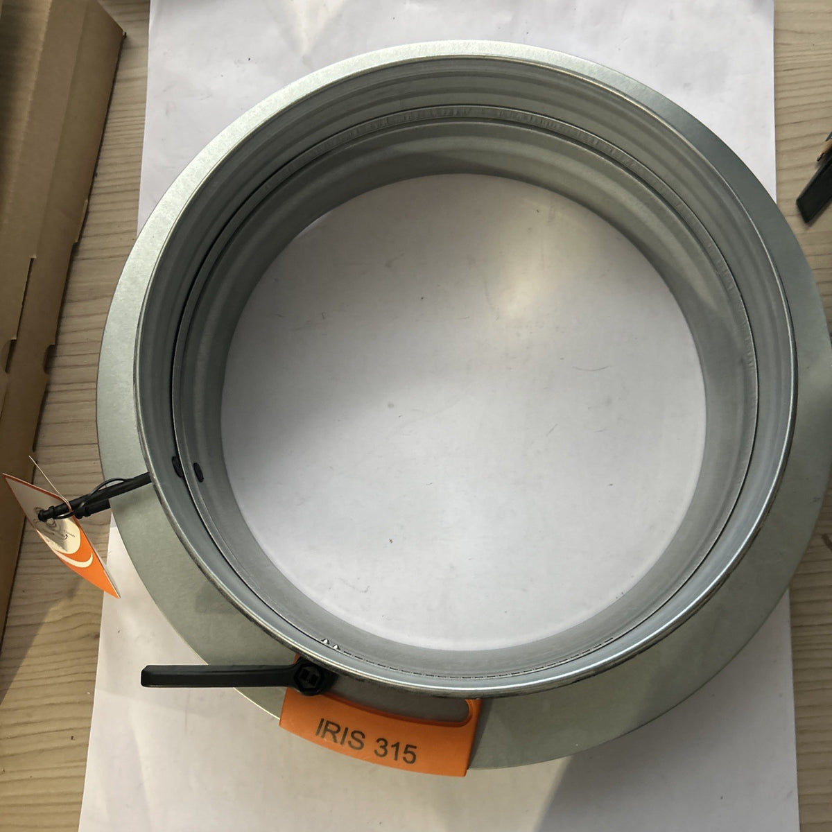 Clapet d'iris 315 mm - inox 316L - IRIS315