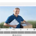 DIGITONE ZEN Moniteur interphone vidéo écran tactile 7" blanc support + manuel