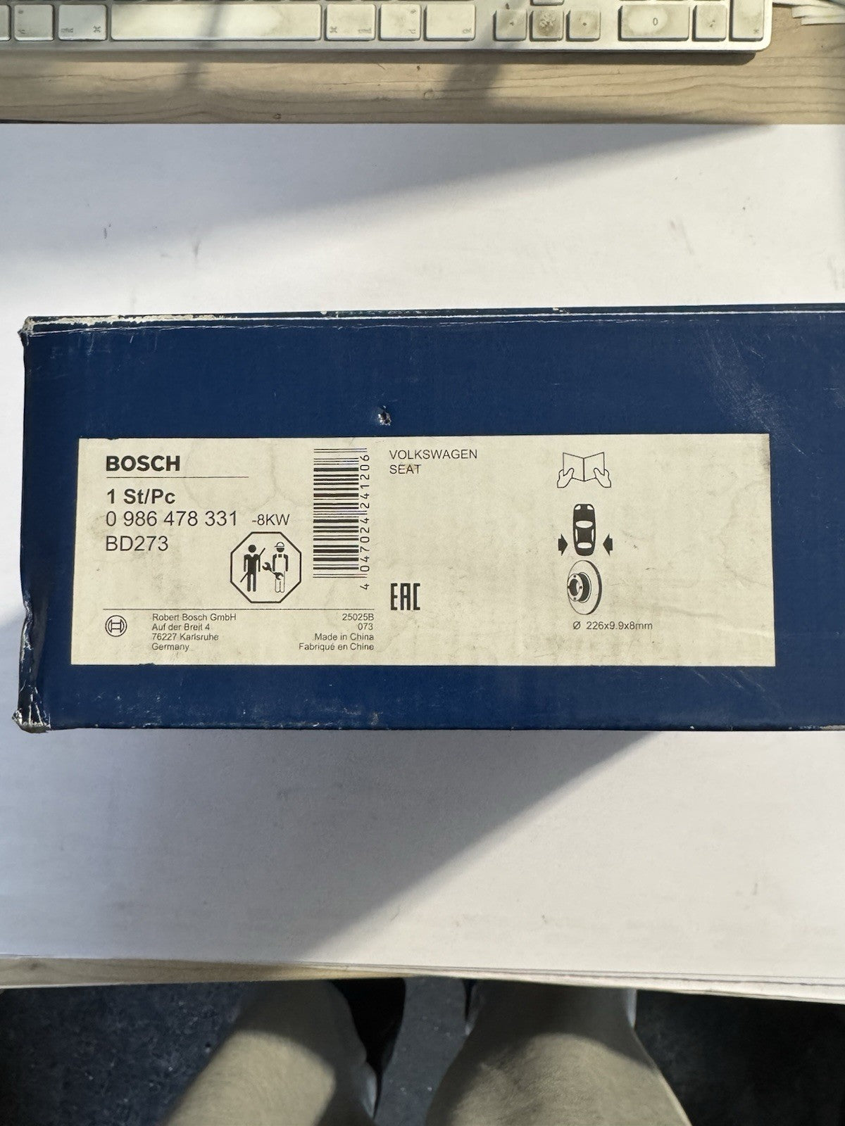 disque de frein bosch volkswagen seat