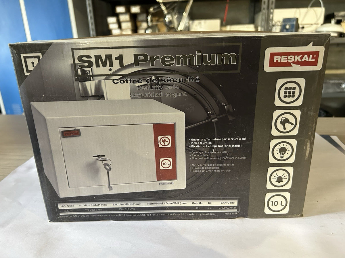 Je vend ce coffre de sécurité 10L de la marque RESKAL