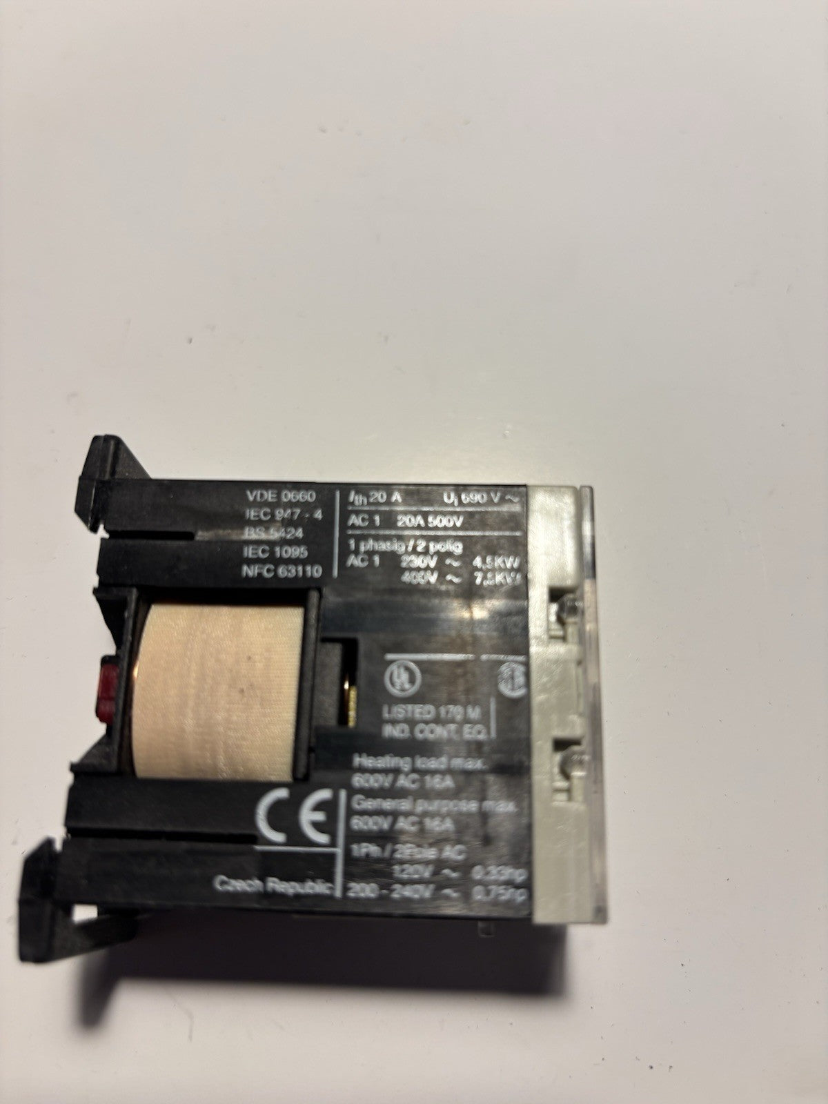 Contacteur de chauffage TeSys Télémécanique / Schneider - LC1SKGC200M7 (220V)