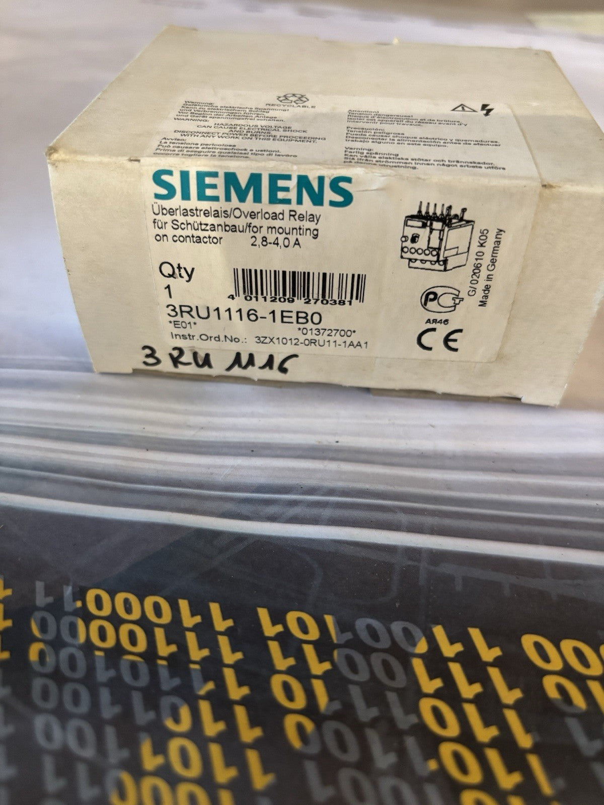 Relais de surcharge thermique Siemens SIRIUS