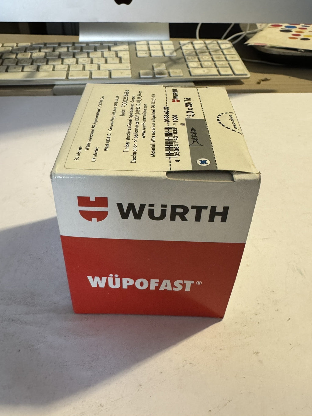 Vis Cruciforme 3,0x20/16 Wurth